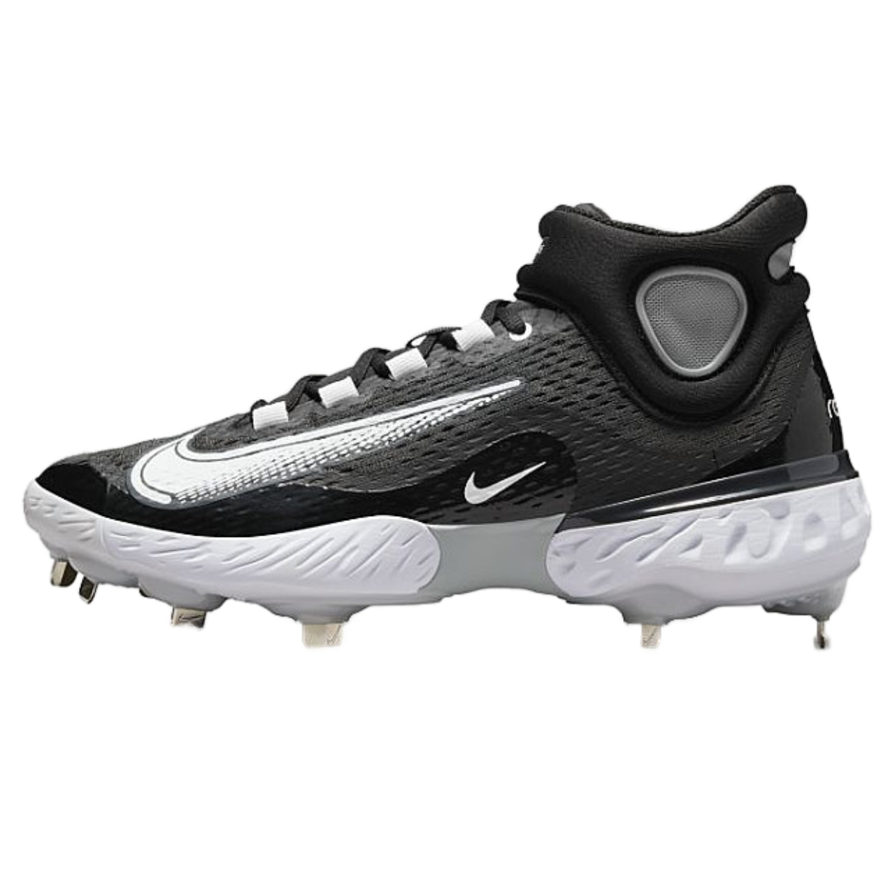Nike Alpha Huarache Elite 4 Mid Baseball - Schwarz