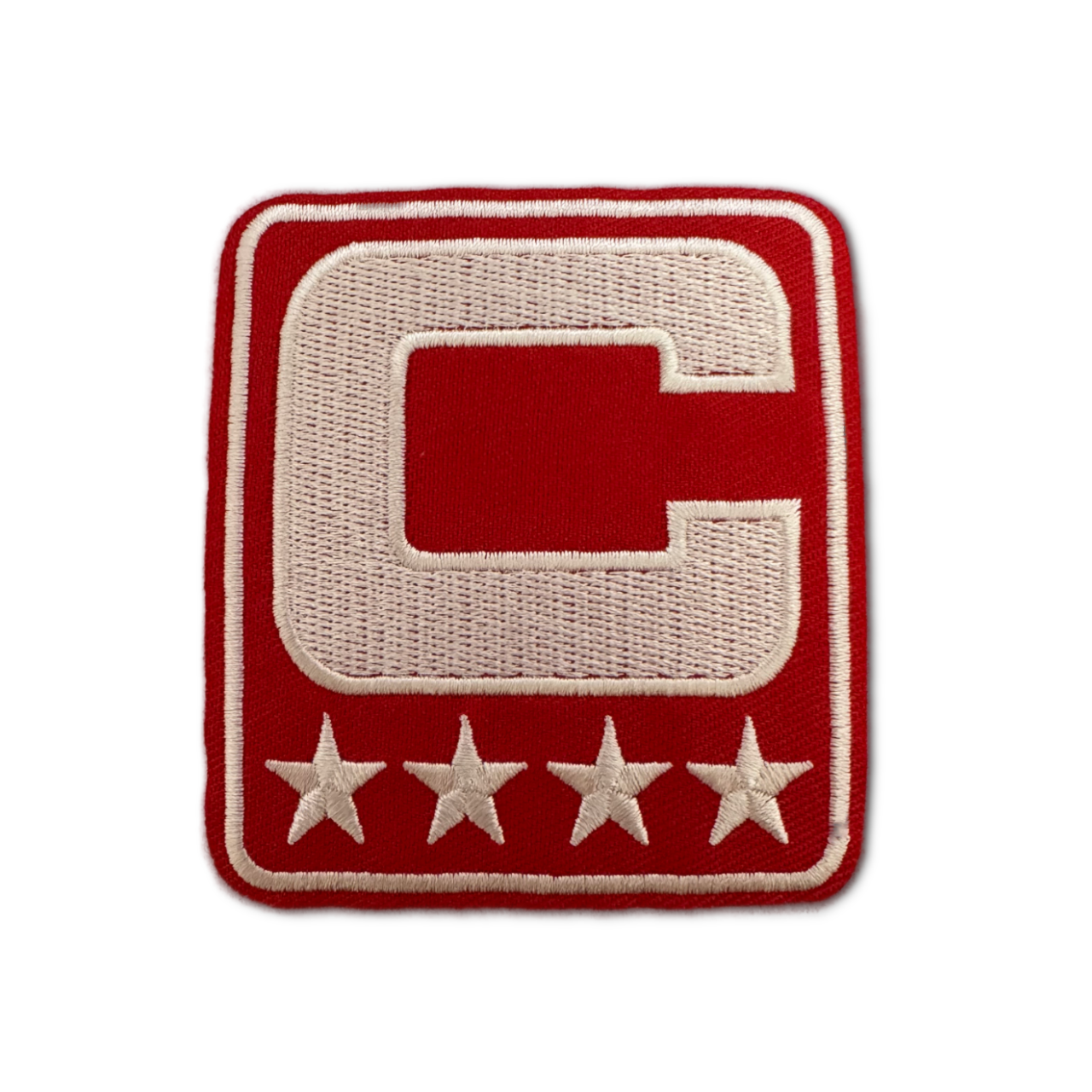 Iron on Captain Patches - Rot/Weiß