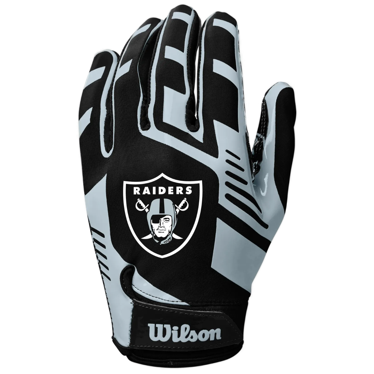 Wilson NFL Stretch Fit Football Handschuh - Las Vegas Raiders Wilson NFL Stretch Fit Football Handschuh - Las Vegas Raiders