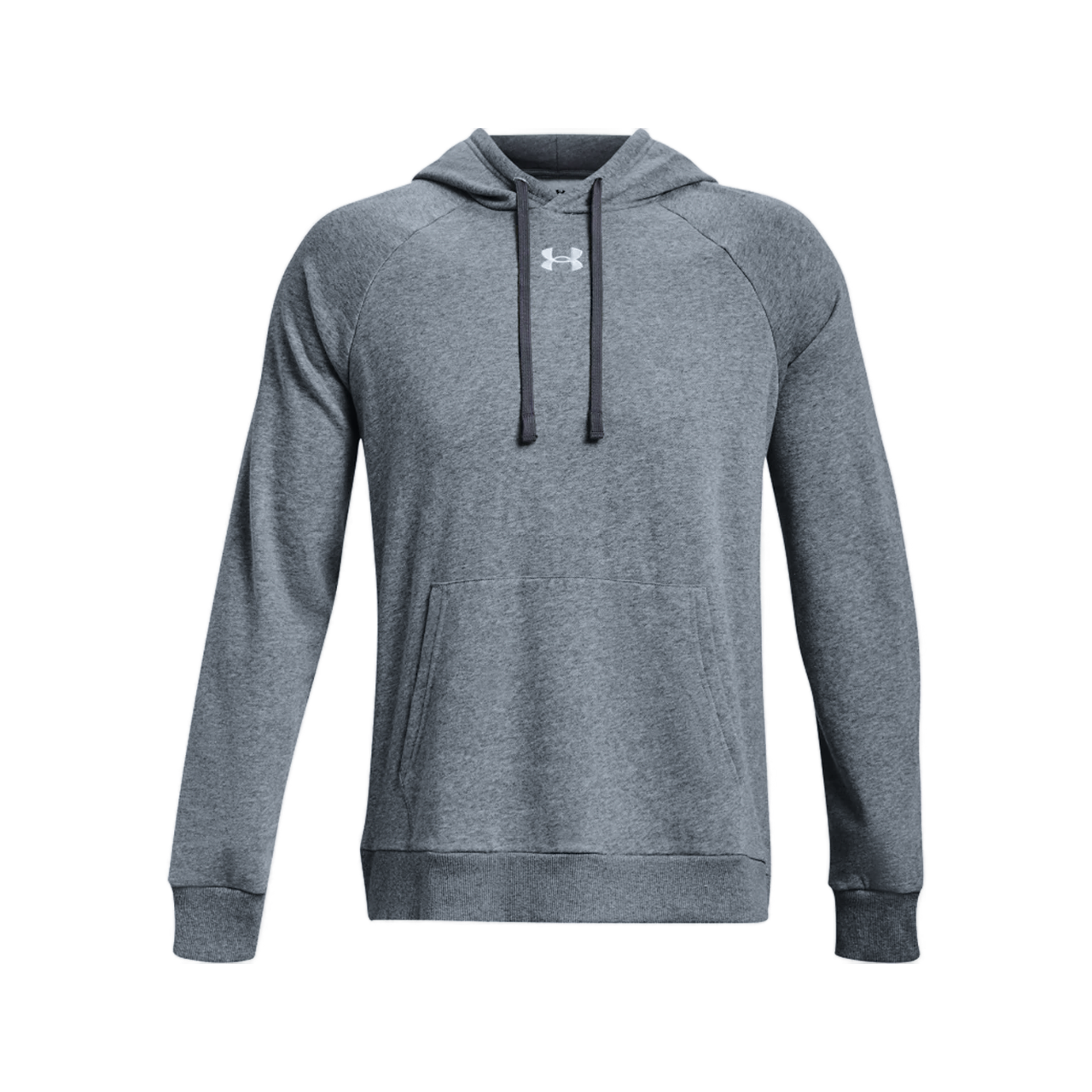 Under Armour Rival Fleece Hoodie Grau – Center Logo