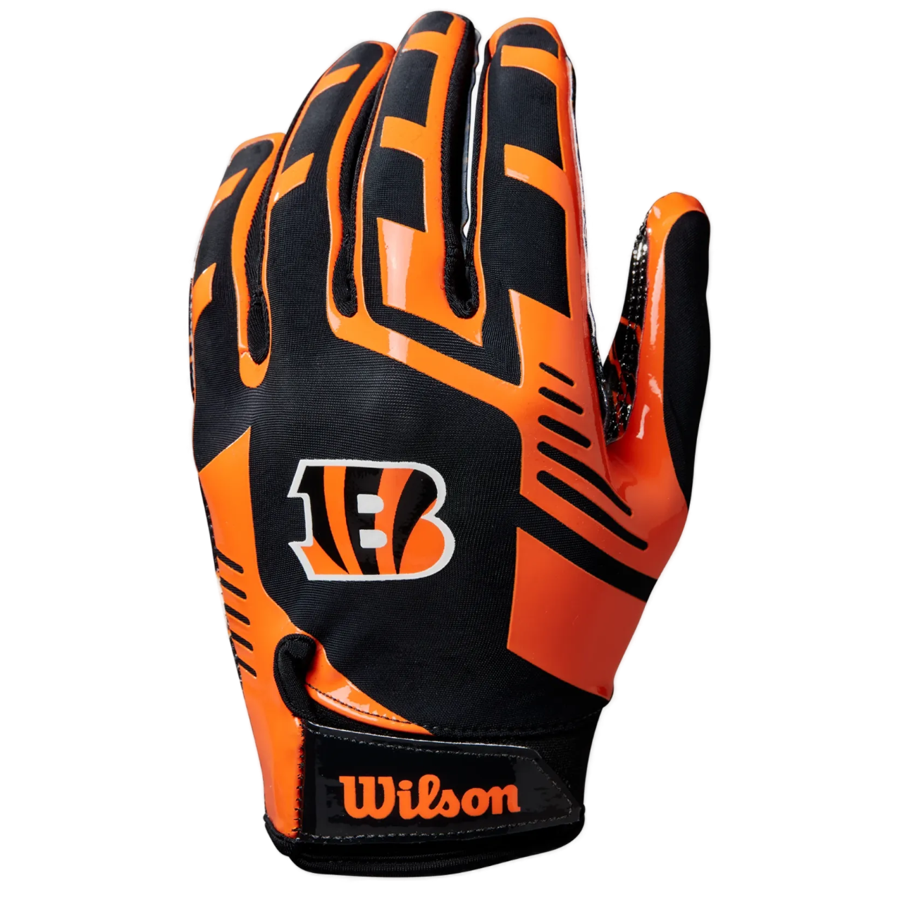 Wilson NFL Stretch Fit Football Handschuh - Cincinnati Bengals Wilson NFL Stretch Fit Football Handschuh - Cincinnati Bengals