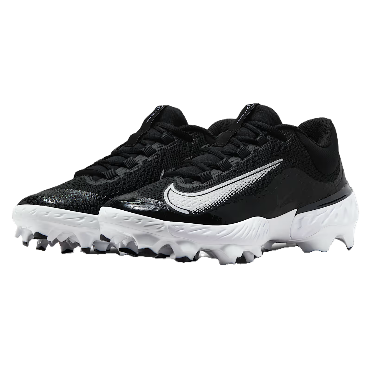 Nike Alpha Huarache Elite 4 Low MCS Baseball - Schwarz