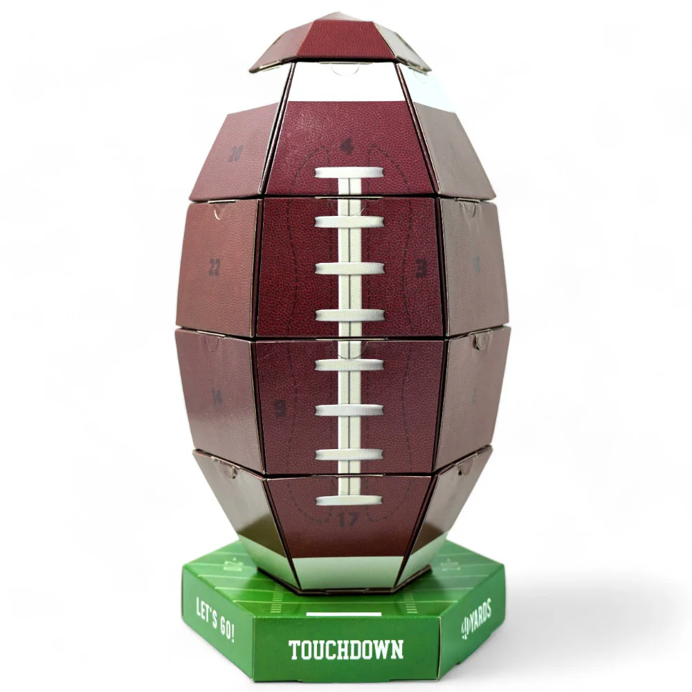 40YARDS Adventskalender in Footballform