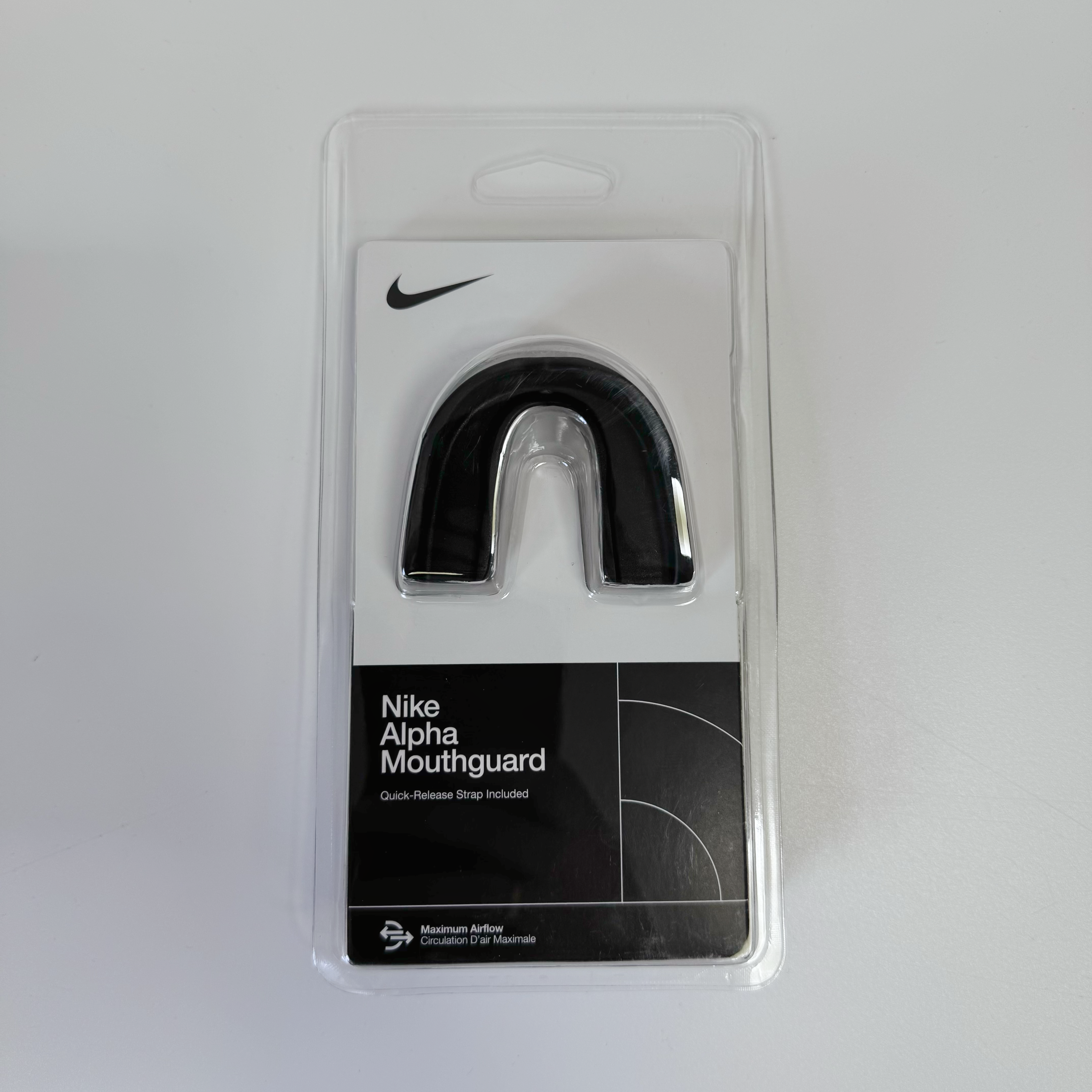 Nike Alpha Mundstück mit Band - Schwarz Nike Alpha Mundstück mit Band - Schwarz