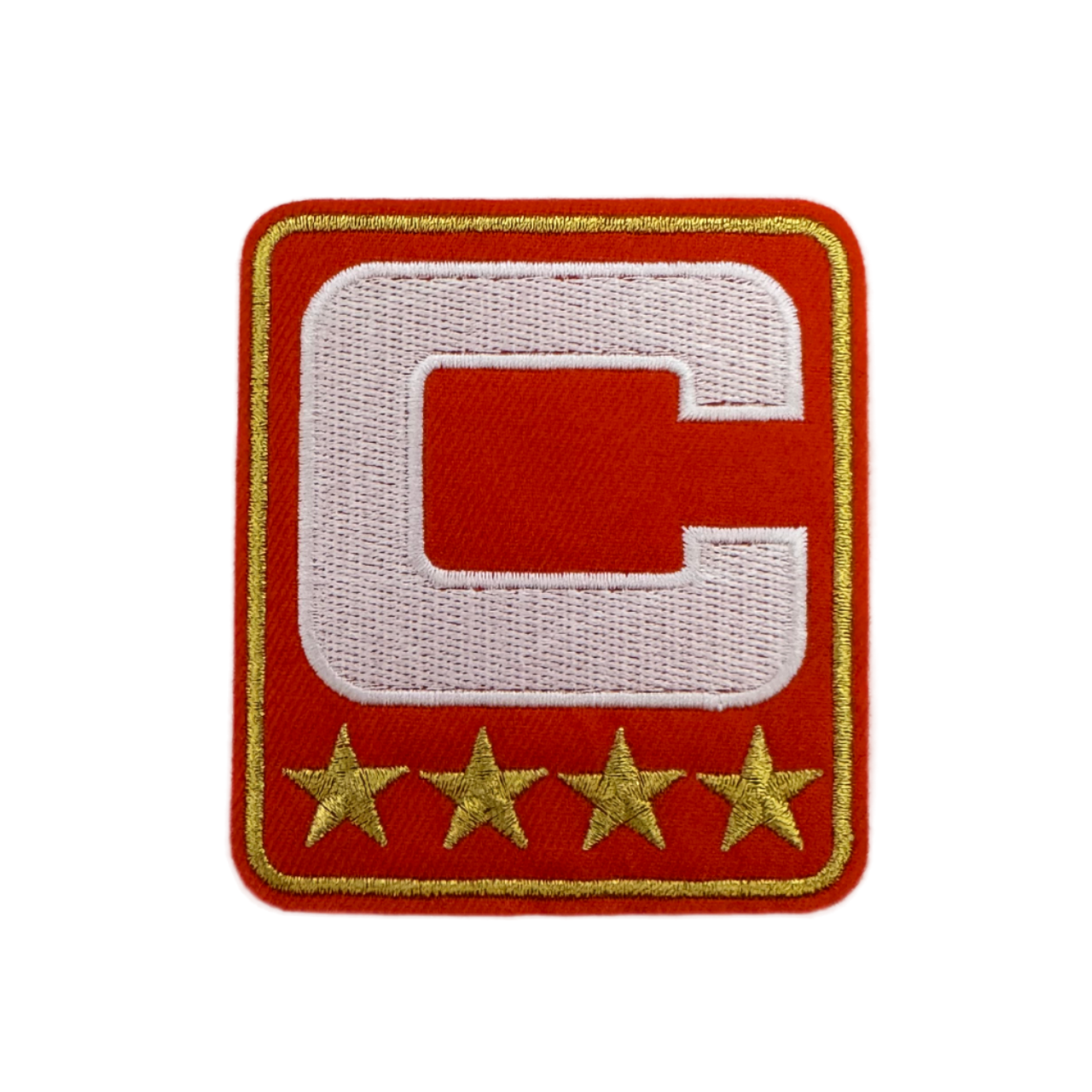 Iron on Captain Patches - Rot/Weiß/Gold