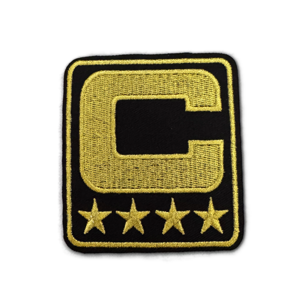 Iron on Captain Patches - Schwarz/Gold
